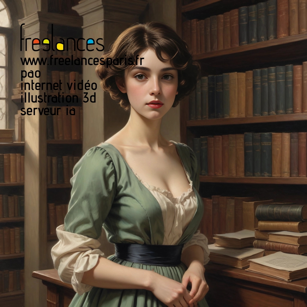 Pao mise en page internet vidéo illustration 3d serveur IA générative AI freelance paris studio de création magazines PI3YIBD0